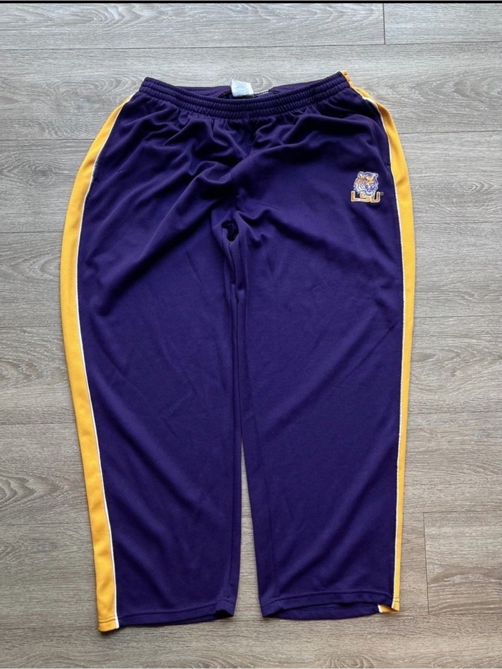 LSU Tigers Pants Mens XL NCAA Football Y2K Warm Up Louisiana State College